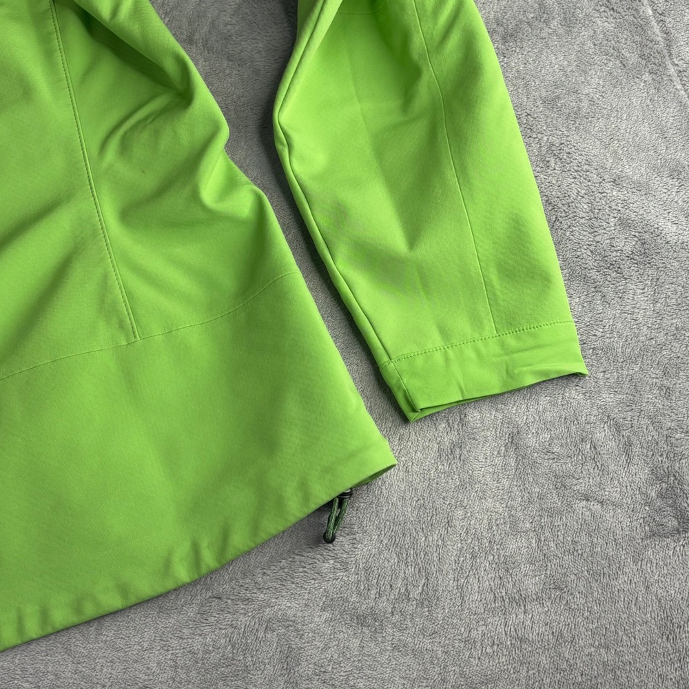 REI Softshell Jacket Womens M Lime Green Hiking Outdoor Full Zip water resistant - Picture 10 of 13